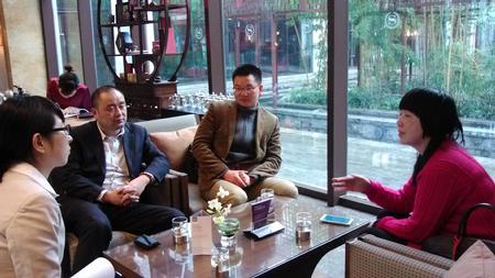 西溪投资公司孙总座谈