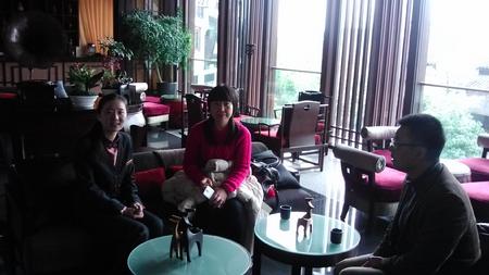 西溪悦榕庄看望实习生