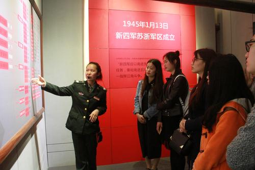 经管学院学生党员赴新四军苏浙军区纪念馆学习参观3 经管学院学生党员赴新四军苏浙军区纪念馆学习参观3