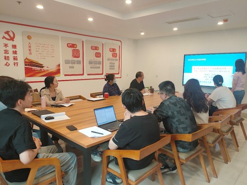 研究生汇报照片